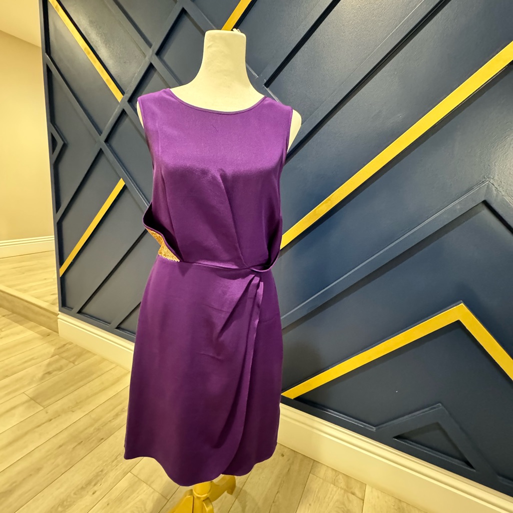 Sachin + Babi Purple Silk Dress